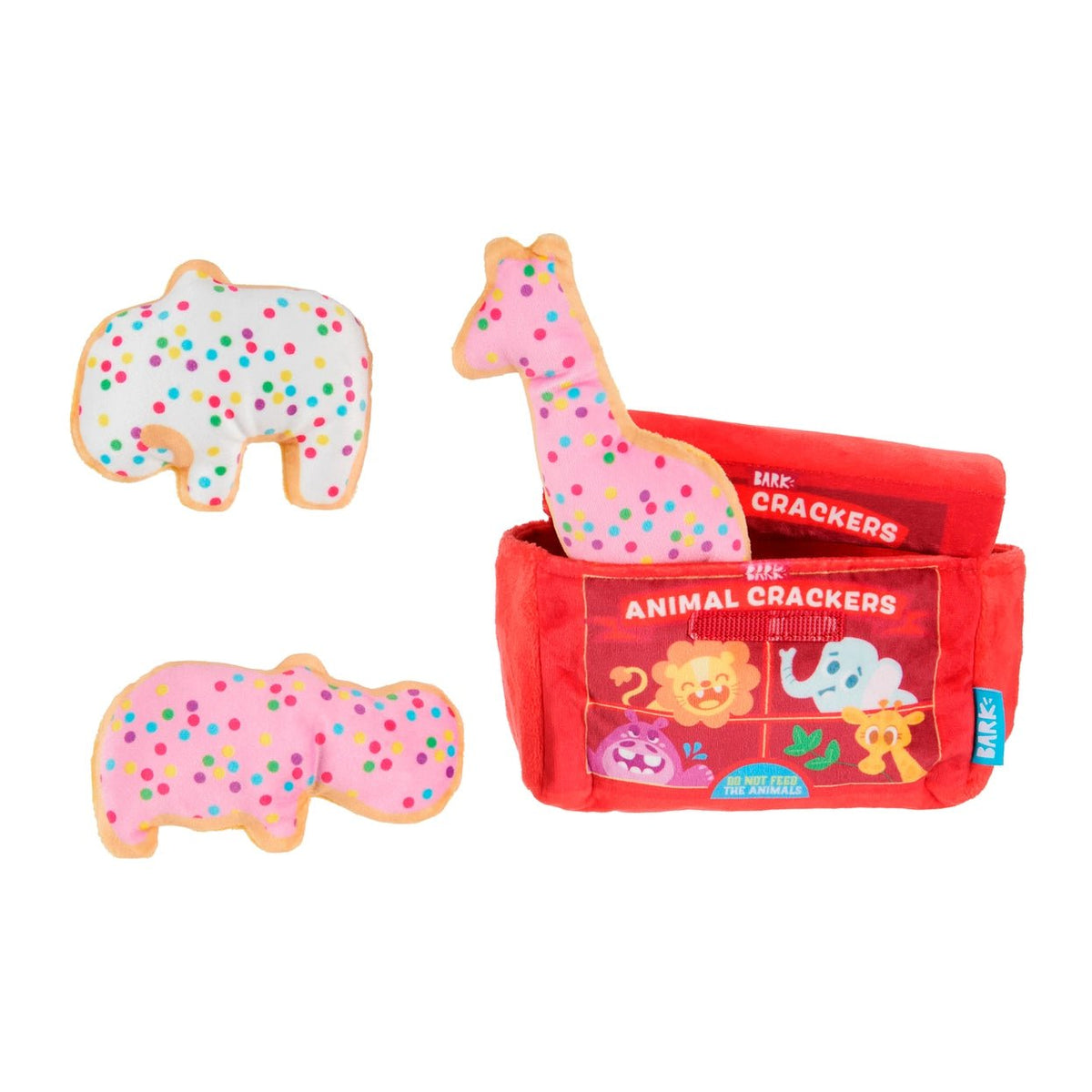 Animal Squeakers Snacks Plush Dog Toy - Eva Pet - BARK