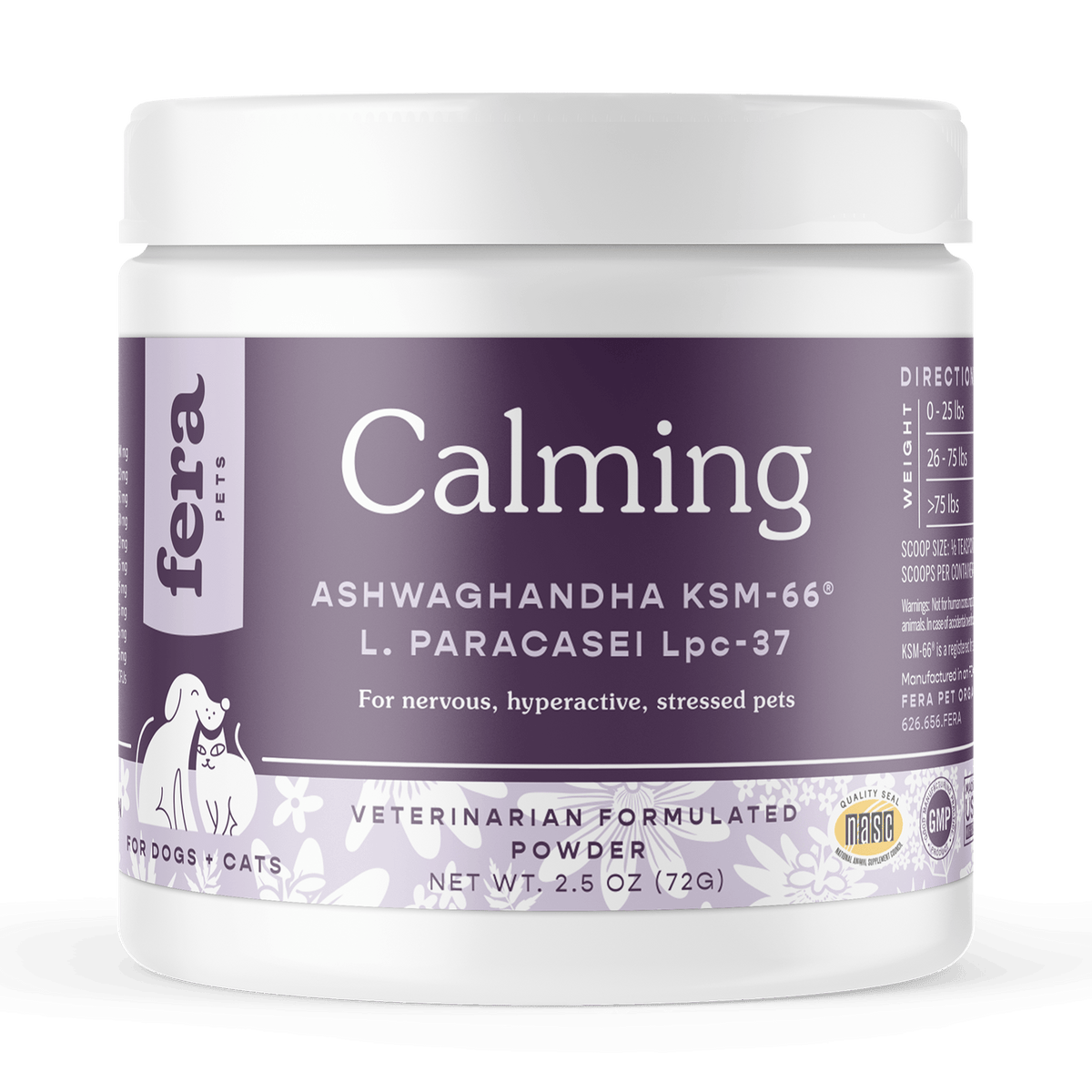 Calming Support for Dogs and Cats - Eva Pet - Fera Pet Organics