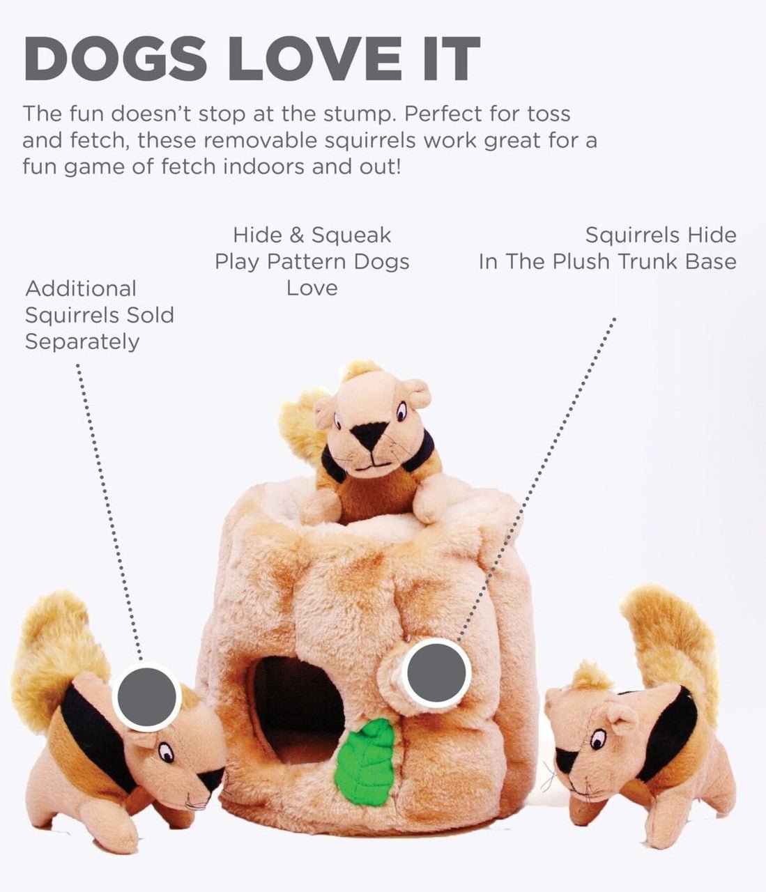 Hide A Toy Plush Puzzle Toy - Eva Pet - Outward Hound