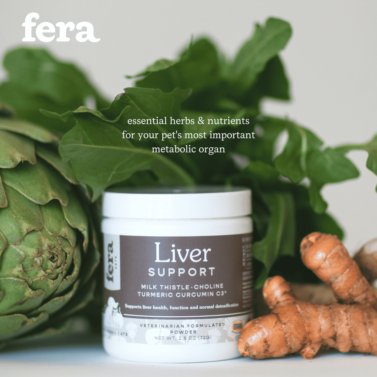 Liver Support for Dogs and Cats - Eva Pet - Fera Pet Organics