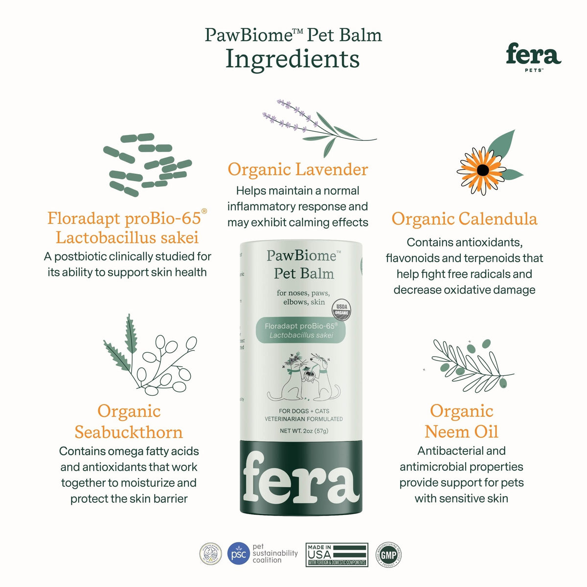 PawBiome® Pet Balm - Eva Pet - Fera Pets