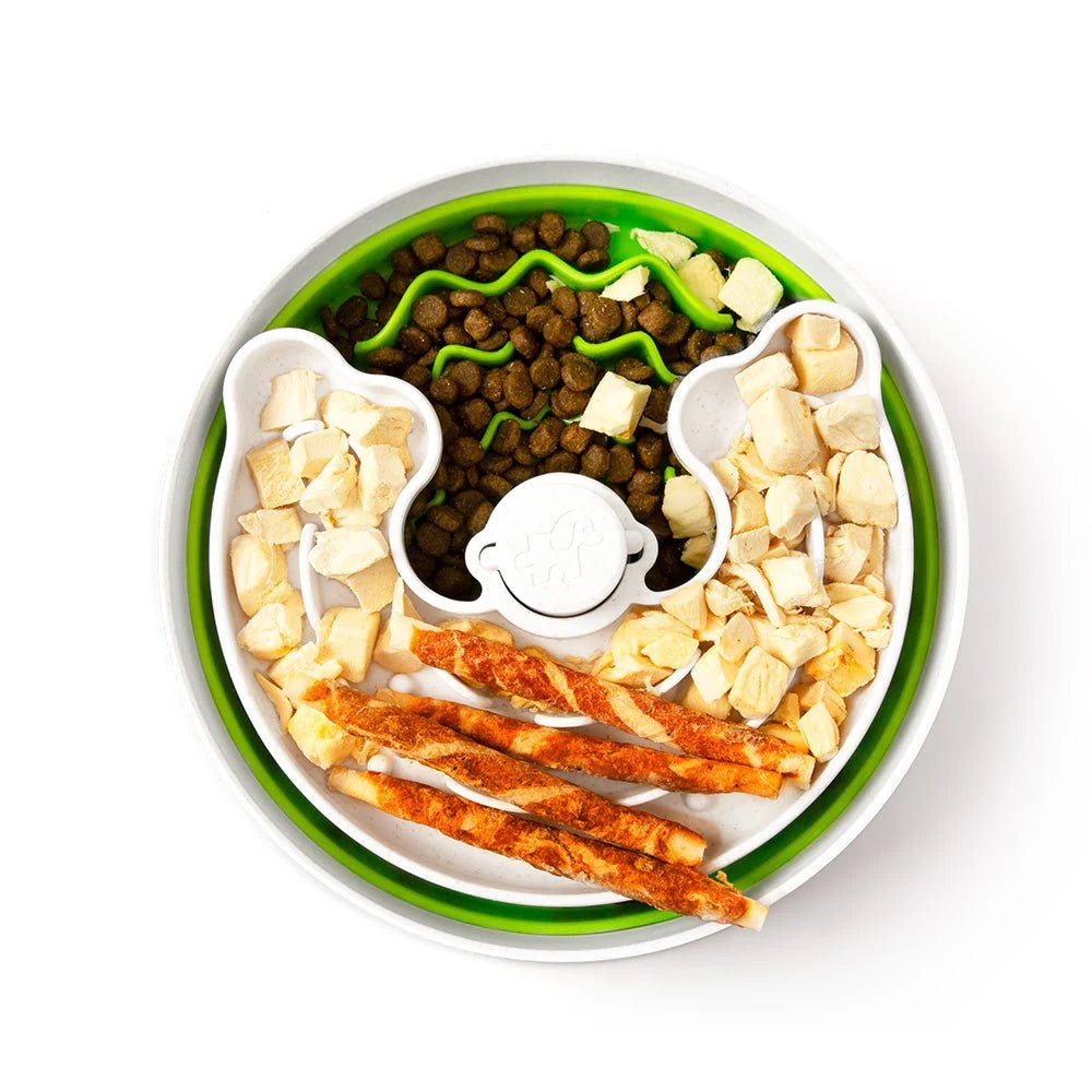 Puzzle Feeder™ Mini - Slower than a Slow Feeder - for S/M Dogs(Green) - Eva Pet - Puzzle Feeder™