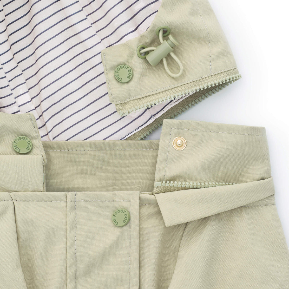 Sage Dog Raincoat - Eva Pet - The Foggy Dog
