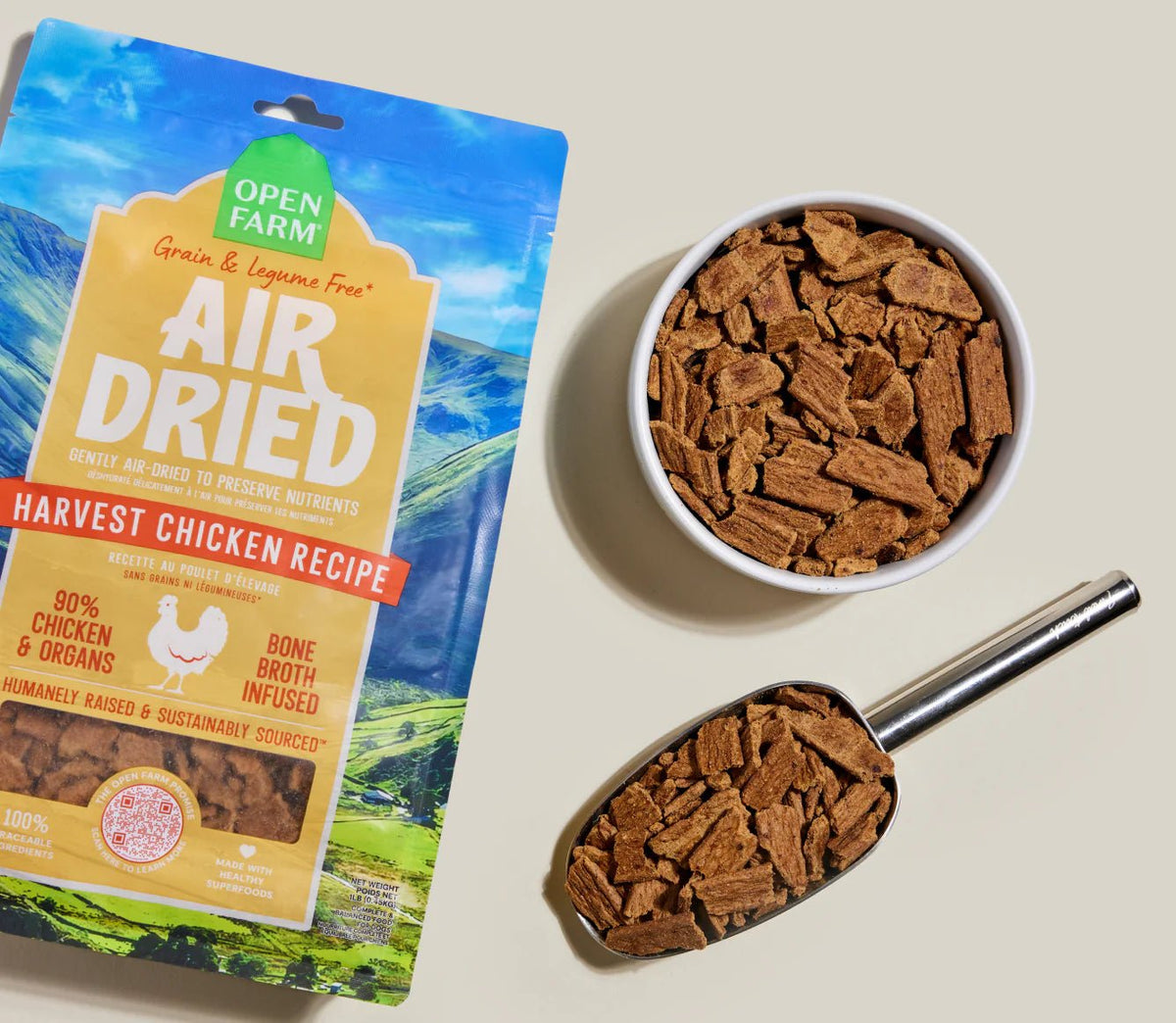 Surf and Turf Air Dried Recipe for Dogs - Eva Pet - Open Farm