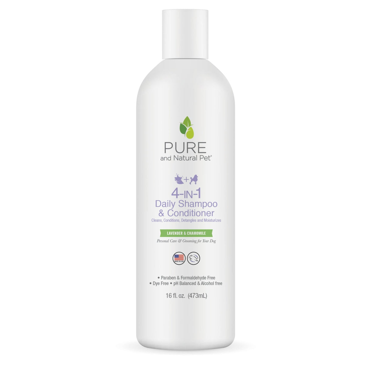 4 - IN - 1 Daily Shampoo & Conditioner (Lavender & Chamomile) - Eva Pet - Pure and Natural Pet