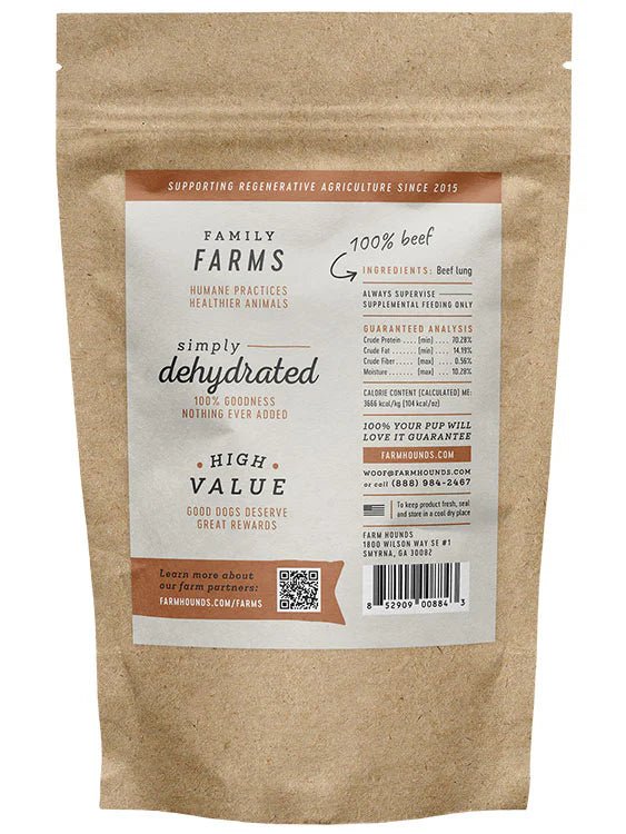 Beef Lung - Eva Pet - Farm Hounds