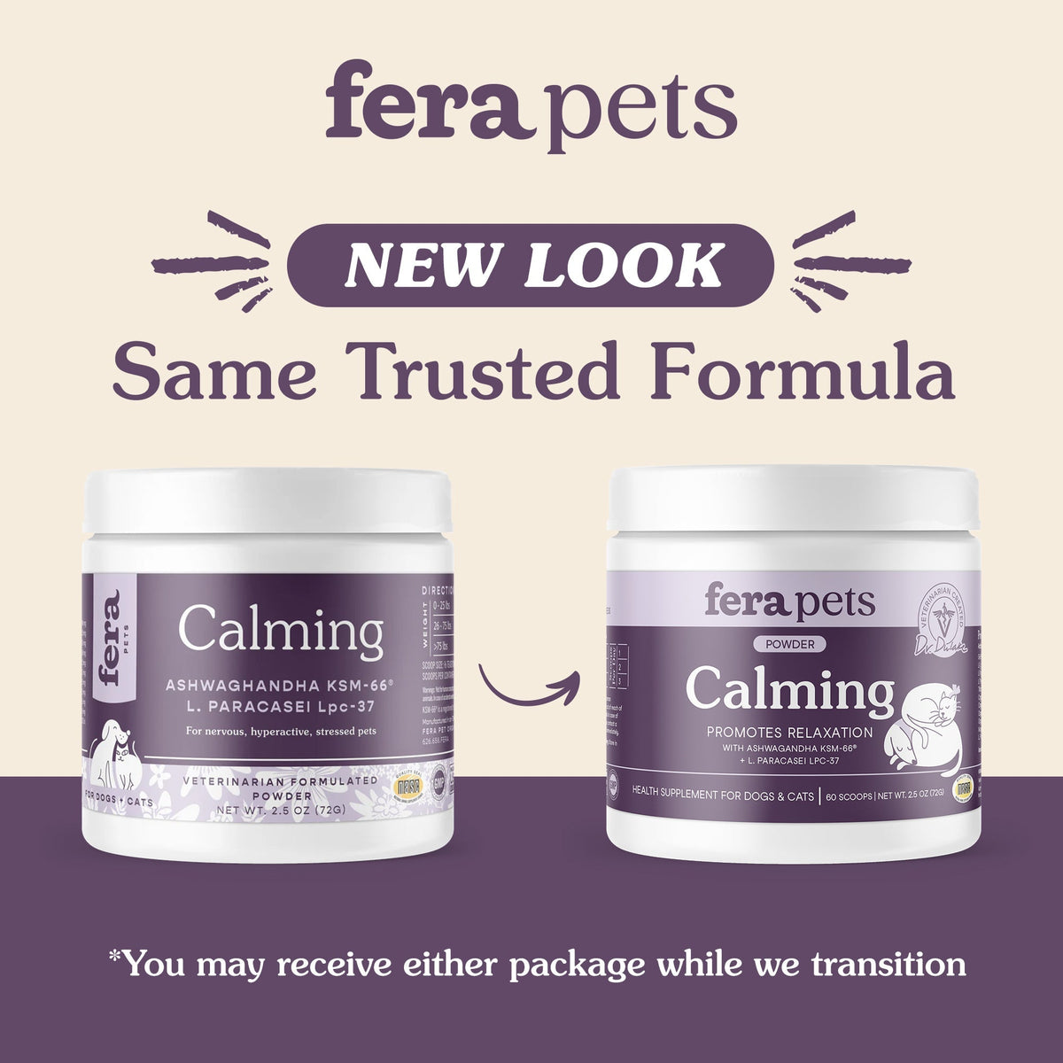 Calming Support for Dogs and Cats - Eva Pet - Fera Pet Organics