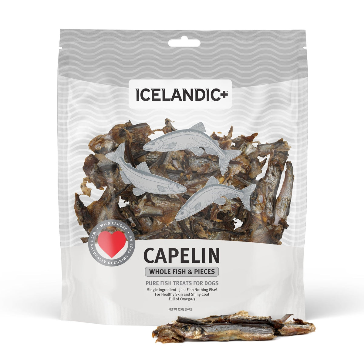 Capelin Whole Fish & Pieces Dog Treats - Eva Pet - Icelandic+