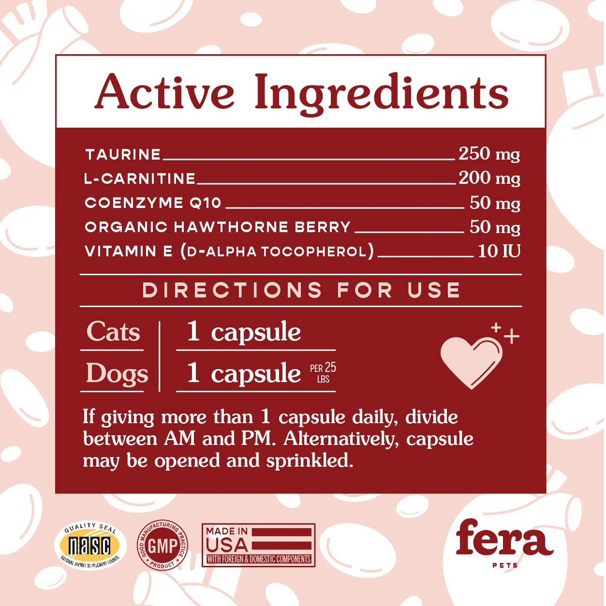 Cardiac Support for Dogs and Cats - Eva Pet - Fera Pet Organics
