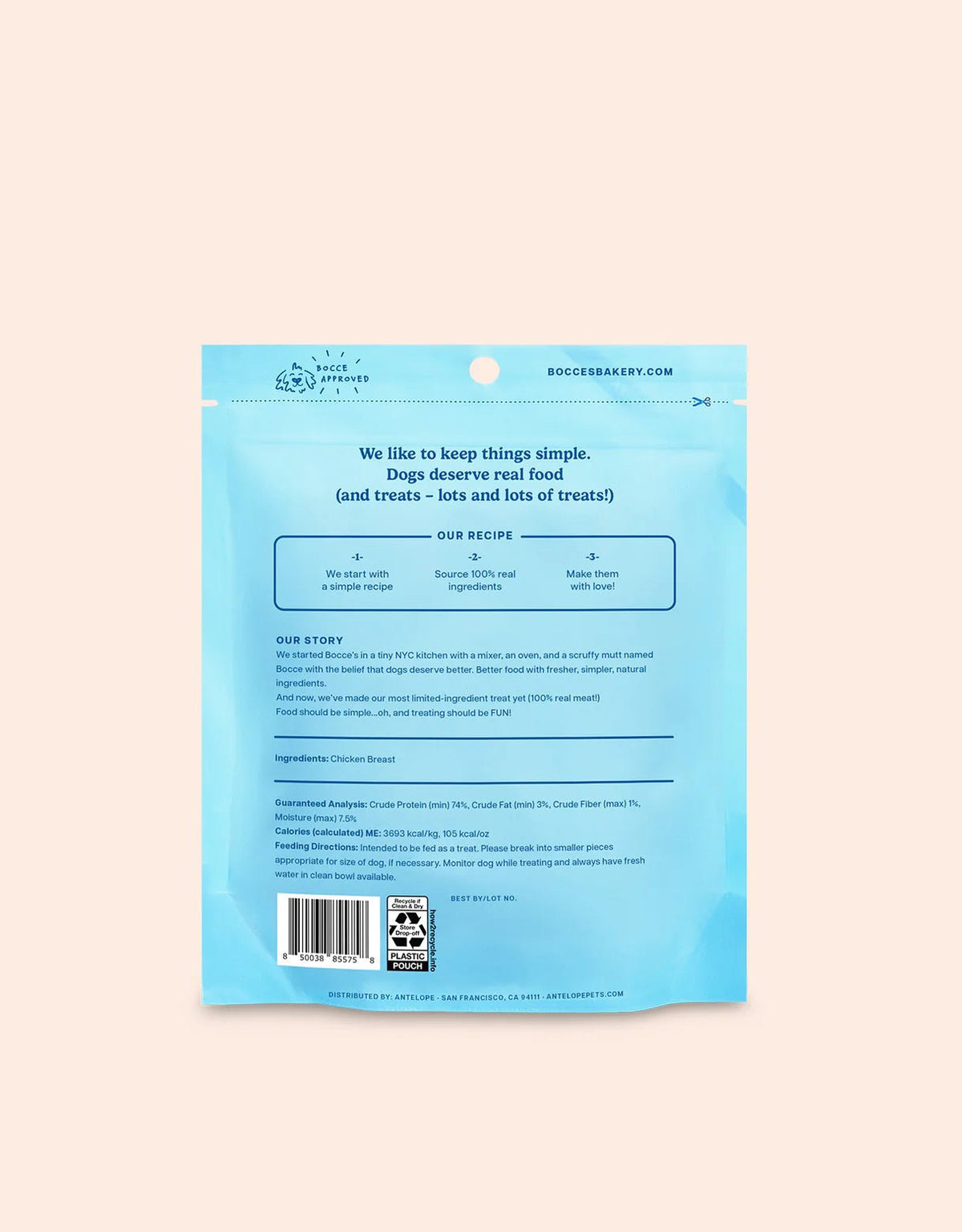 Chicken Breast Freeze - Dried - Eva Pet - Bocce's Bakery