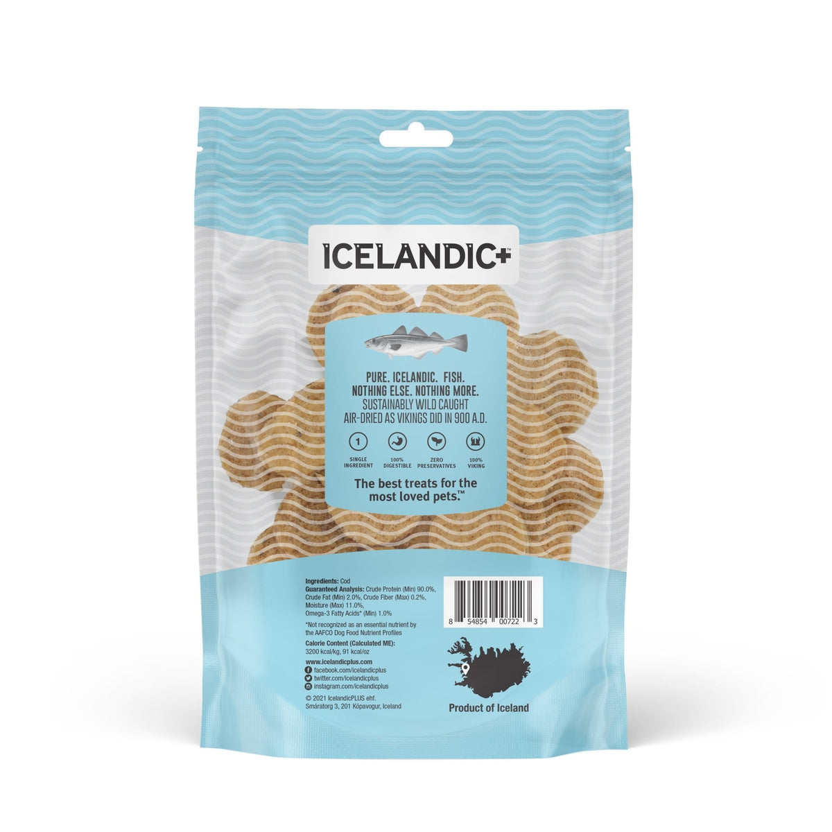 Cod Fish Chips Dog Treats - Eva Pet - Icelandic+