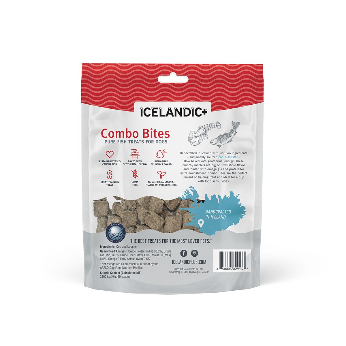 Cod & Lobster Combo Bites Fish Dog Treats - Eva Pet - Icelandic+