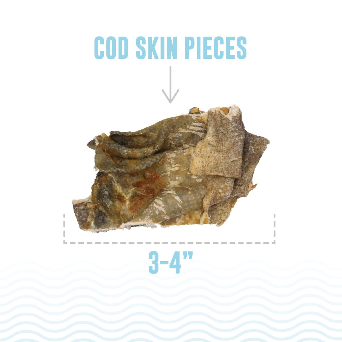 Cod Skin Pieces Dog Treats - Eva Pet - Icelandic+