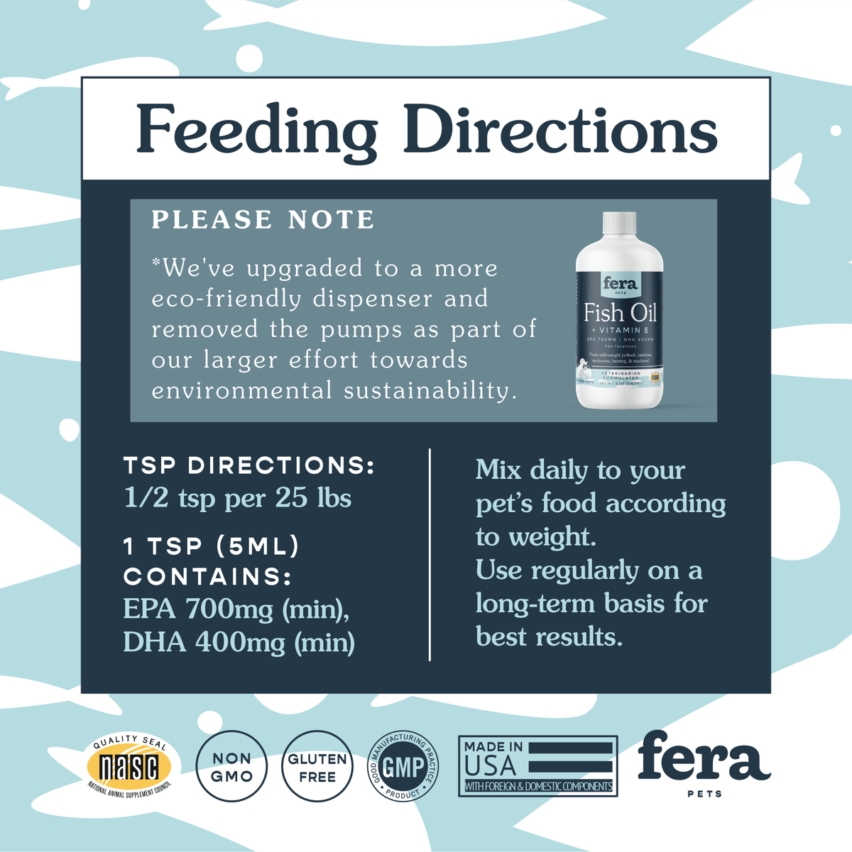 Fish Oil - Eva Pet - Fera Pet Organics