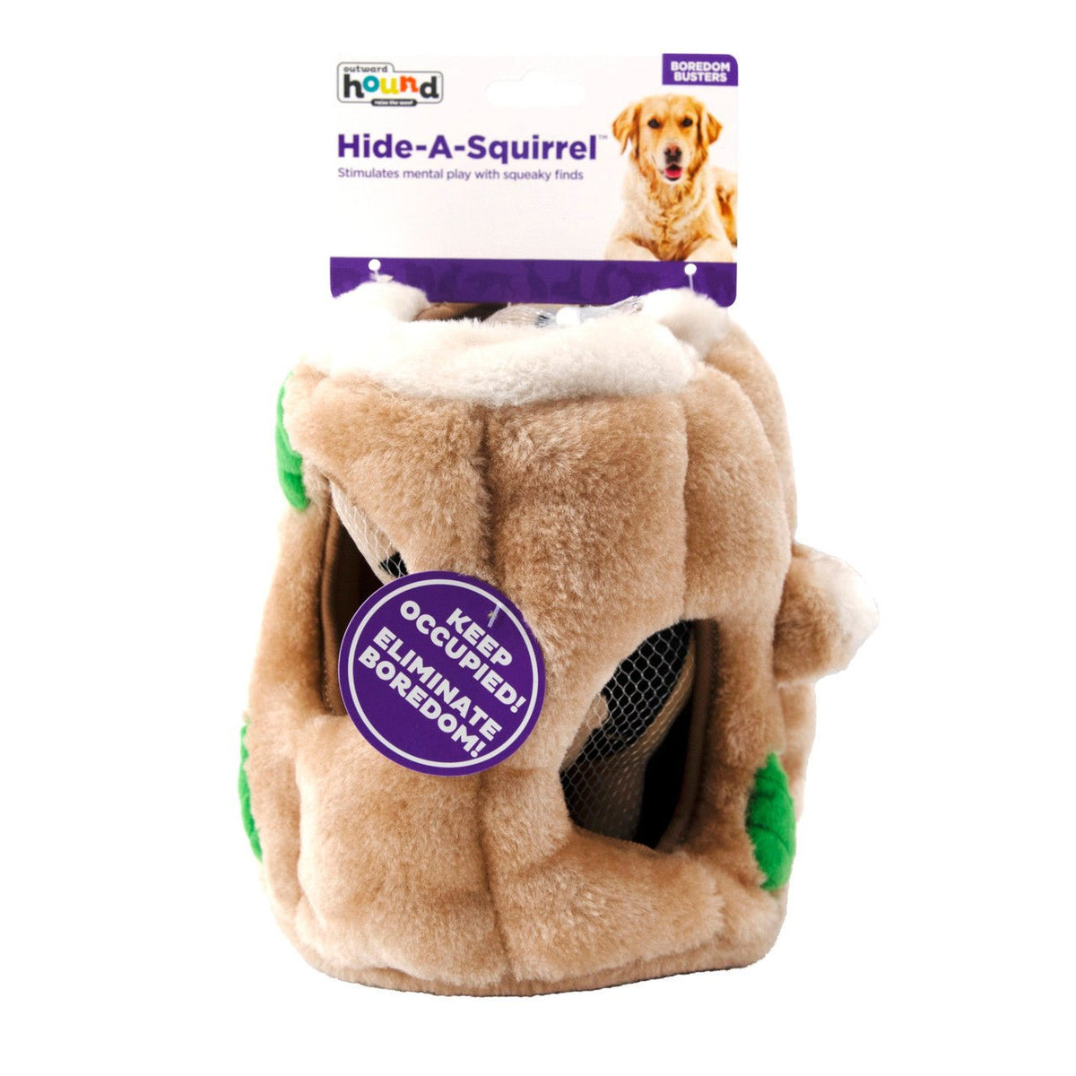 Hide A Toy Plush Puzzle Toy - Eva Pet - Outward Hound