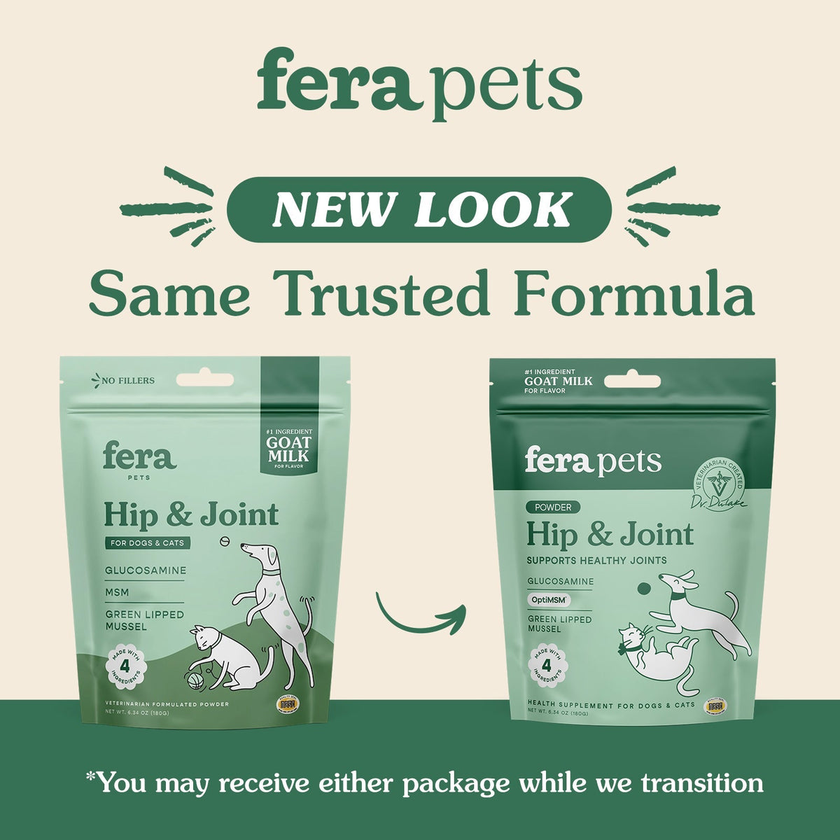 Hip + Joint Goat Milk - Eva Pet - Fera Pet Organics