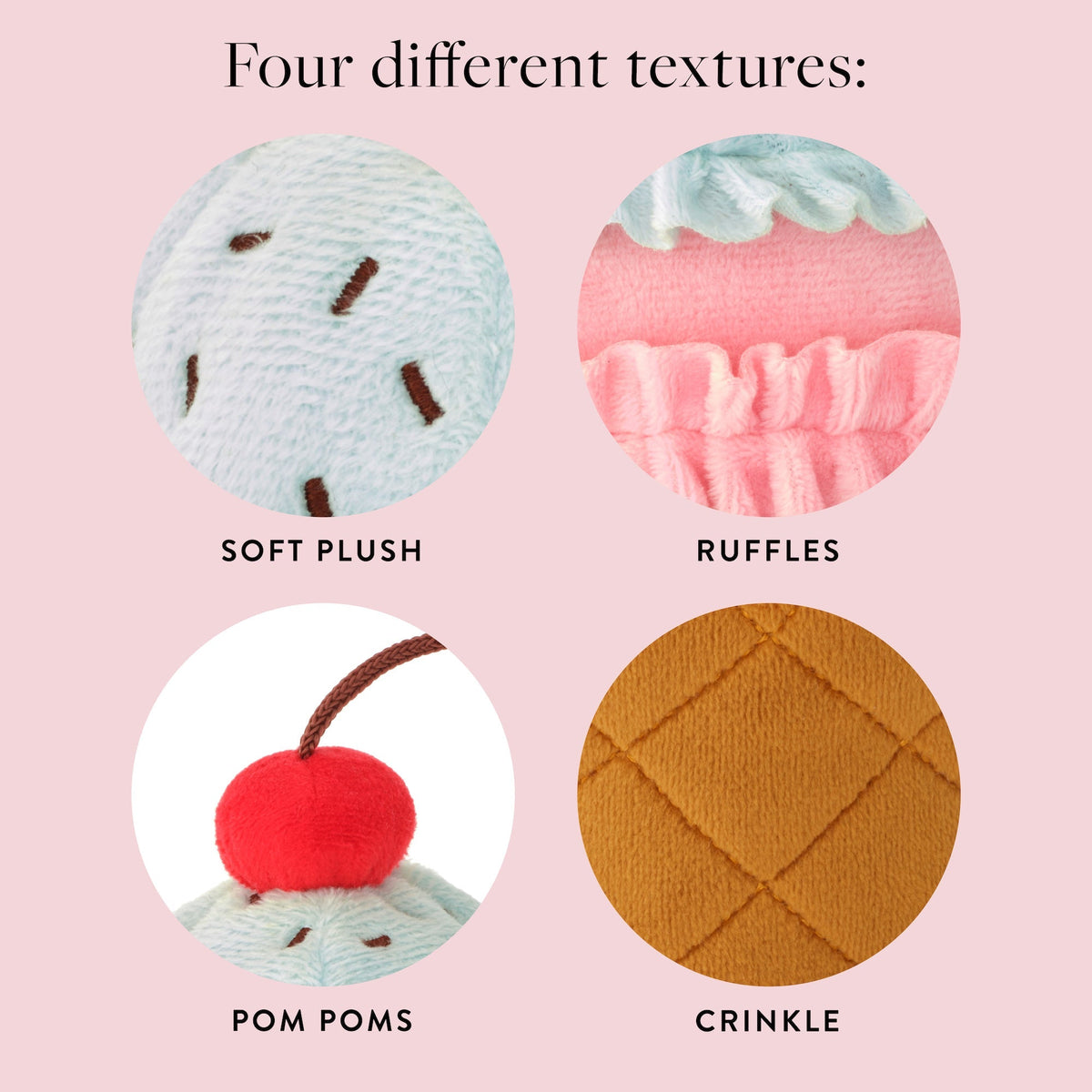 Ice Cream Interactive Snuffle Dog Toy - Eva Pet - The Foggy Dog