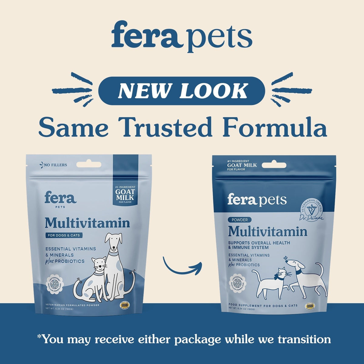 Multivitamin Goat Milk Topper - Eva Pet - Fera Pet Organics