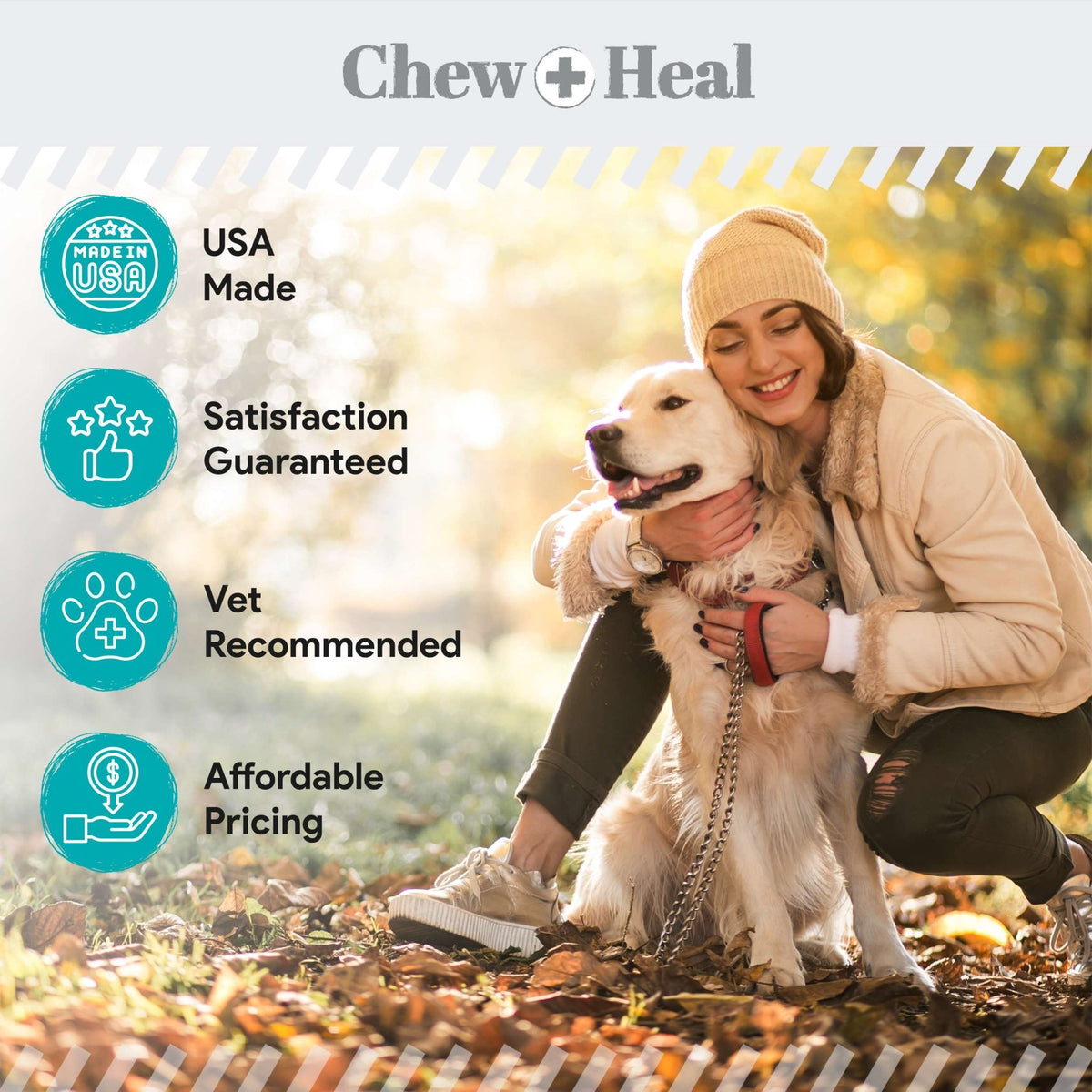 Organic Kelp Marine Superfood Granules Dental Supplement for Dogs - Eva Pet - Chew + Heal
