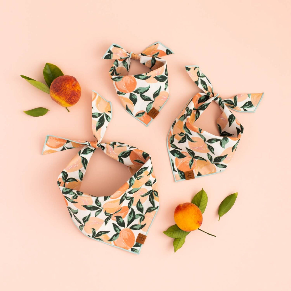 Peaches and Cream Dog Bandana - Eva Pet - The Foggy Dog