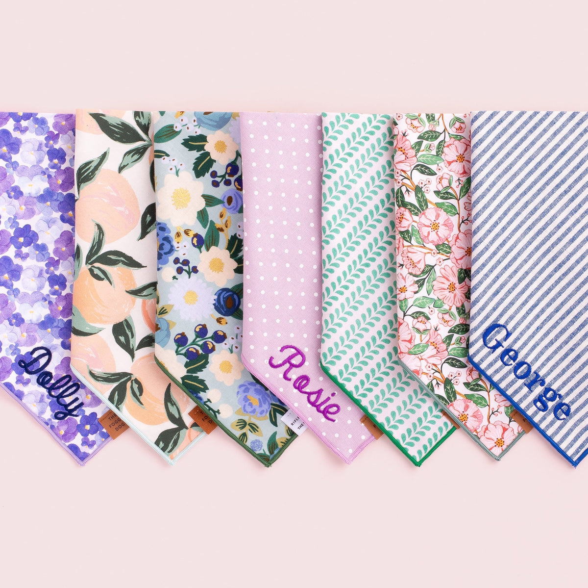 Peaches and Cream Dog Bandana - Eva Pet - The Foggy Dog