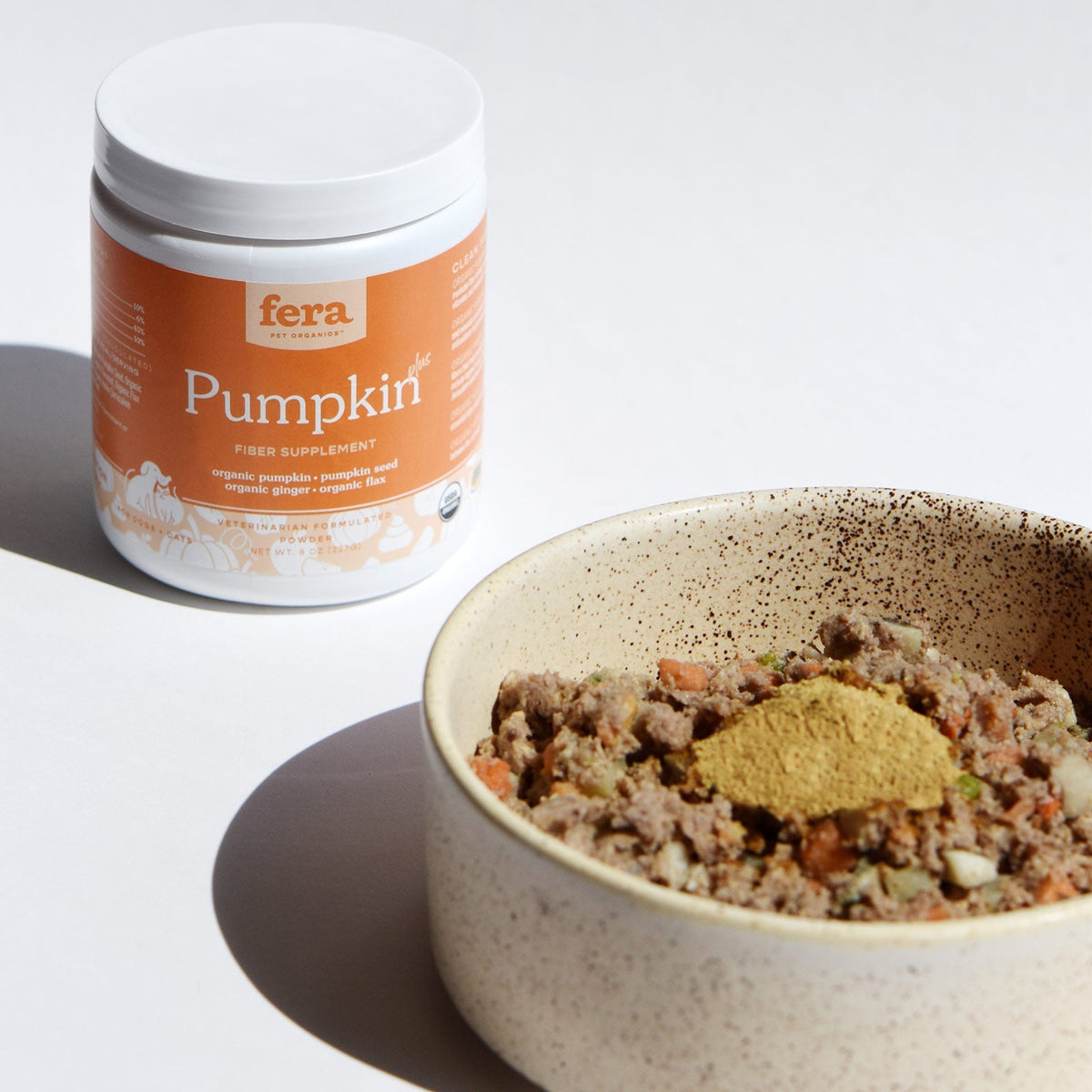 Pumpkin Plus Fiber Support for Dogs and Cats - Eva Pet - Fera Pet Organics
