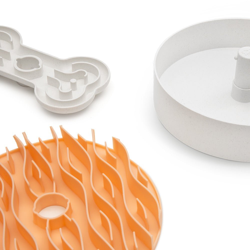 Puzzle Feeder™ Wave - Slower than a Slow Feeder - For Dogs (Pink) - Eva Pet - Puzzle Feeder™