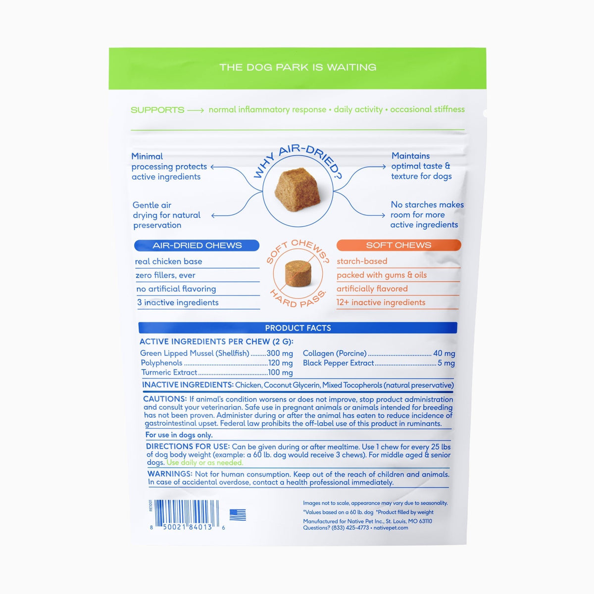 RELIEF CHEWS - Eva Pet - Native Pet