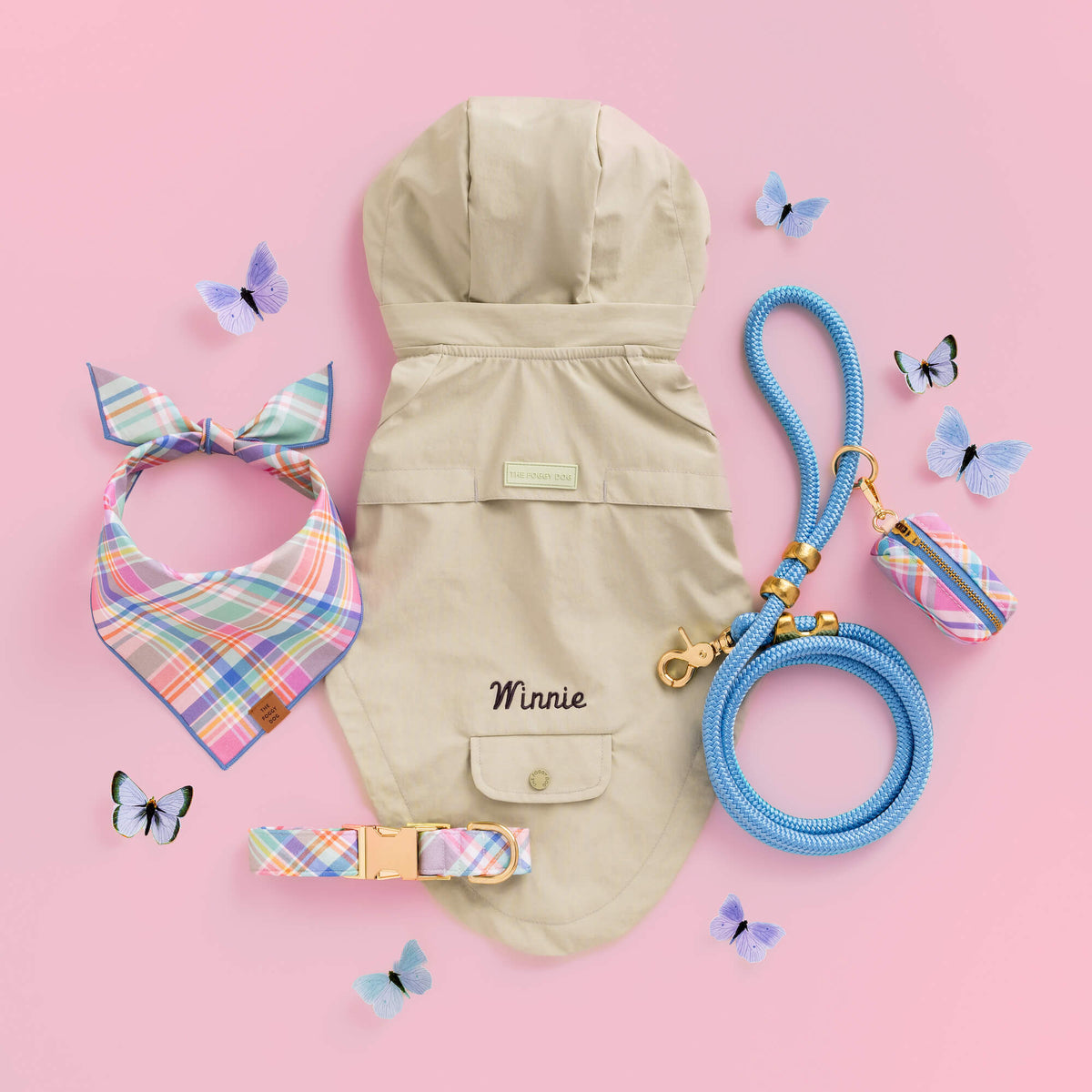 Sage Dog Raincoat - Eva Pet - The Foggy Dog