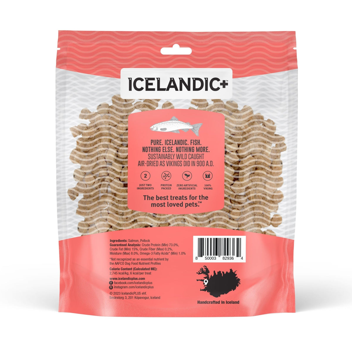 Salmon Mini Fish Chips Dog Treats - Eva Pet - Icelandic+