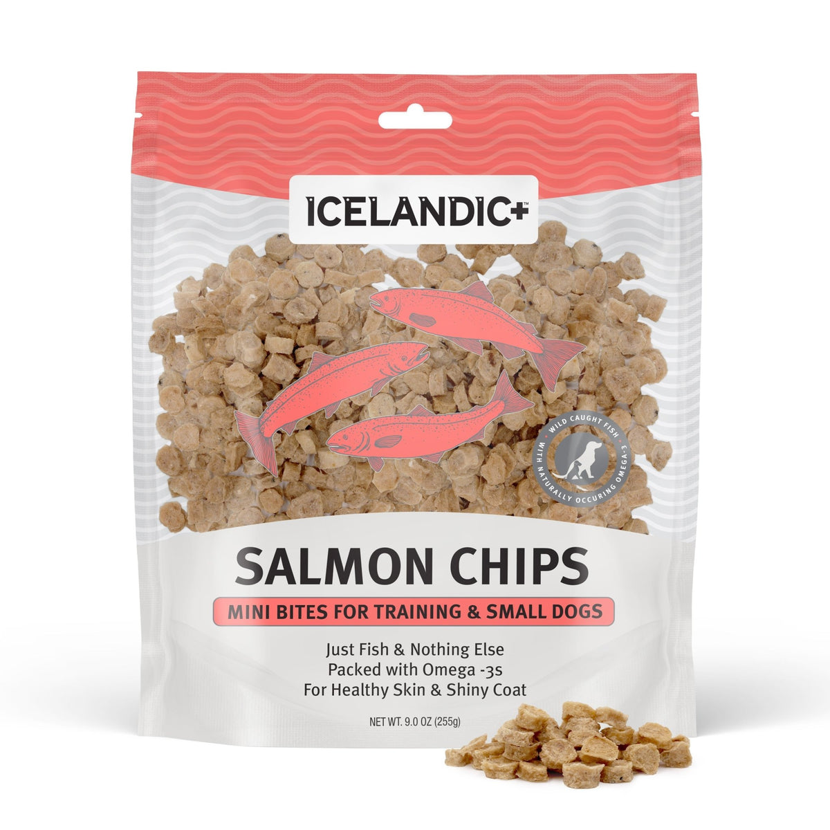 Salmon Mini Fish Chips Dog Treats - Eva Pet - Icelandic+