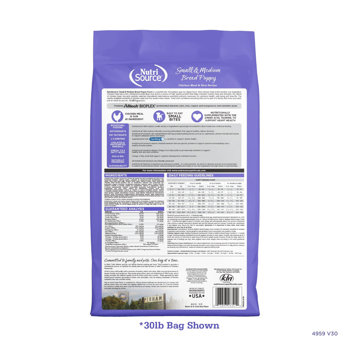 Small and Medium Breed Puppy - Eva Pet - NutriSource