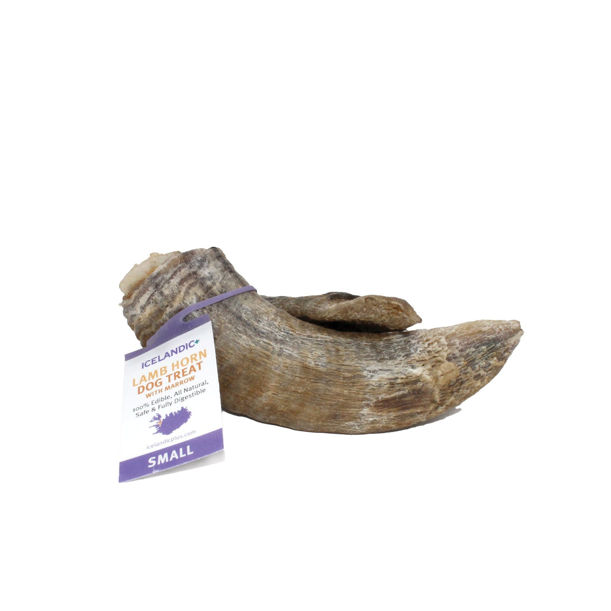 Small Lamb Horn with Marrow Dog Chew - Eva Pet - Icelandic+