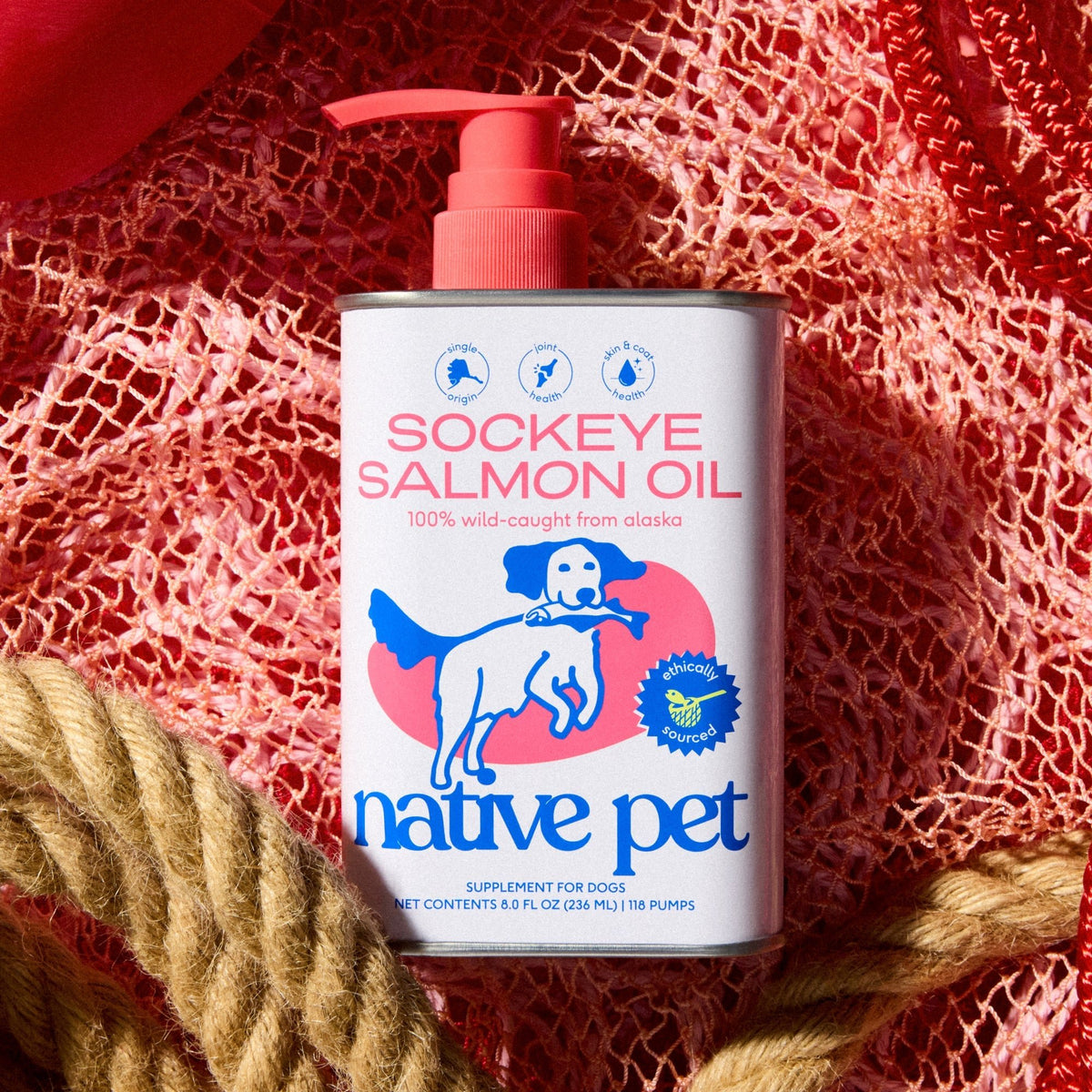 SOCKEYE SALMON OIL - Eva Pet - Native Pet