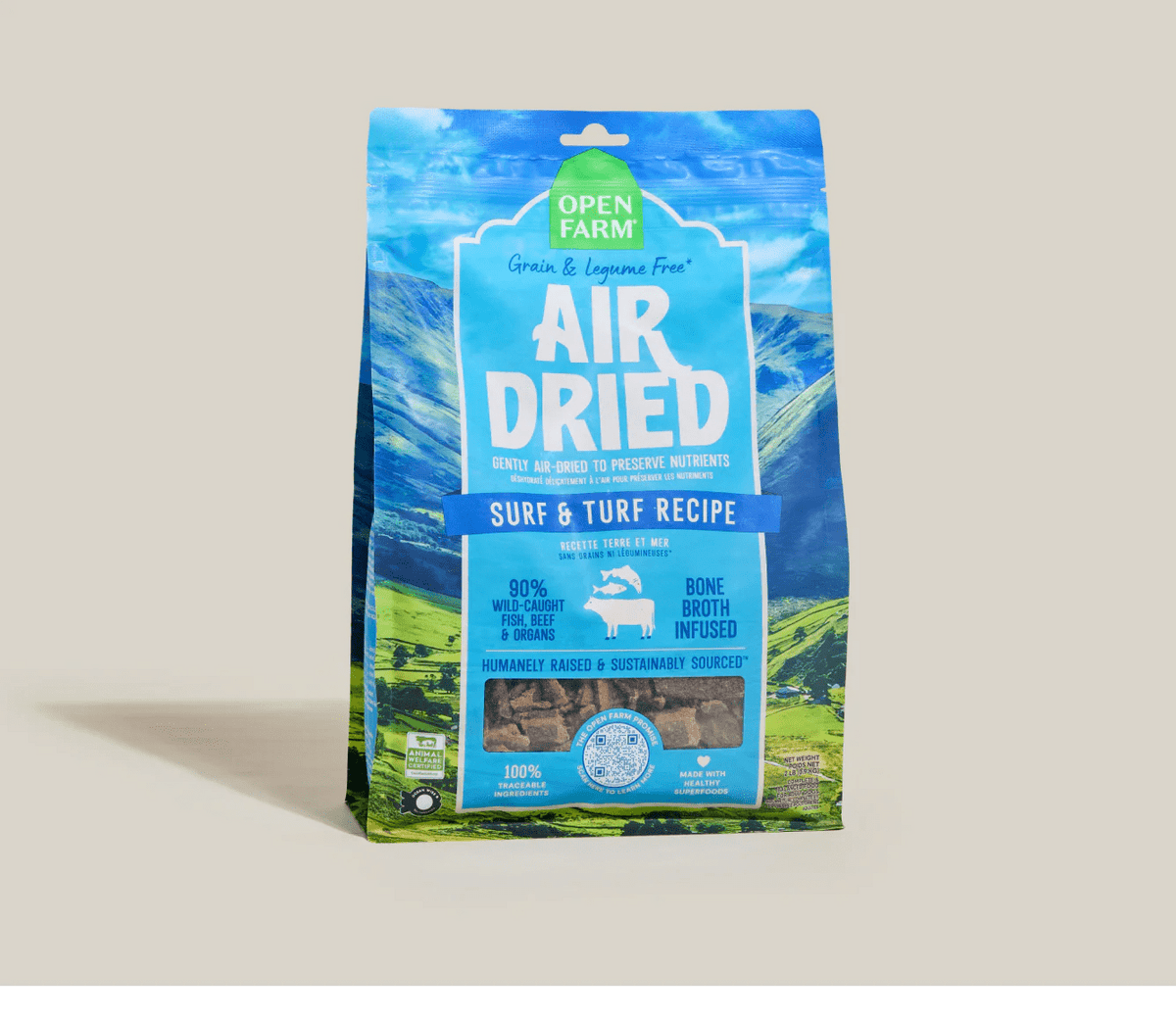Surf and Turf Air Dried Recipe for Dogs - Eva Pet - Open Farm