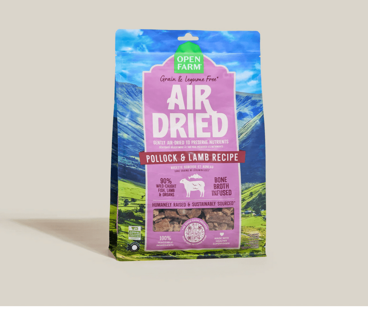Surf and Turf Air Dried Recipe for Dogs - Eva Pet - Open Farm