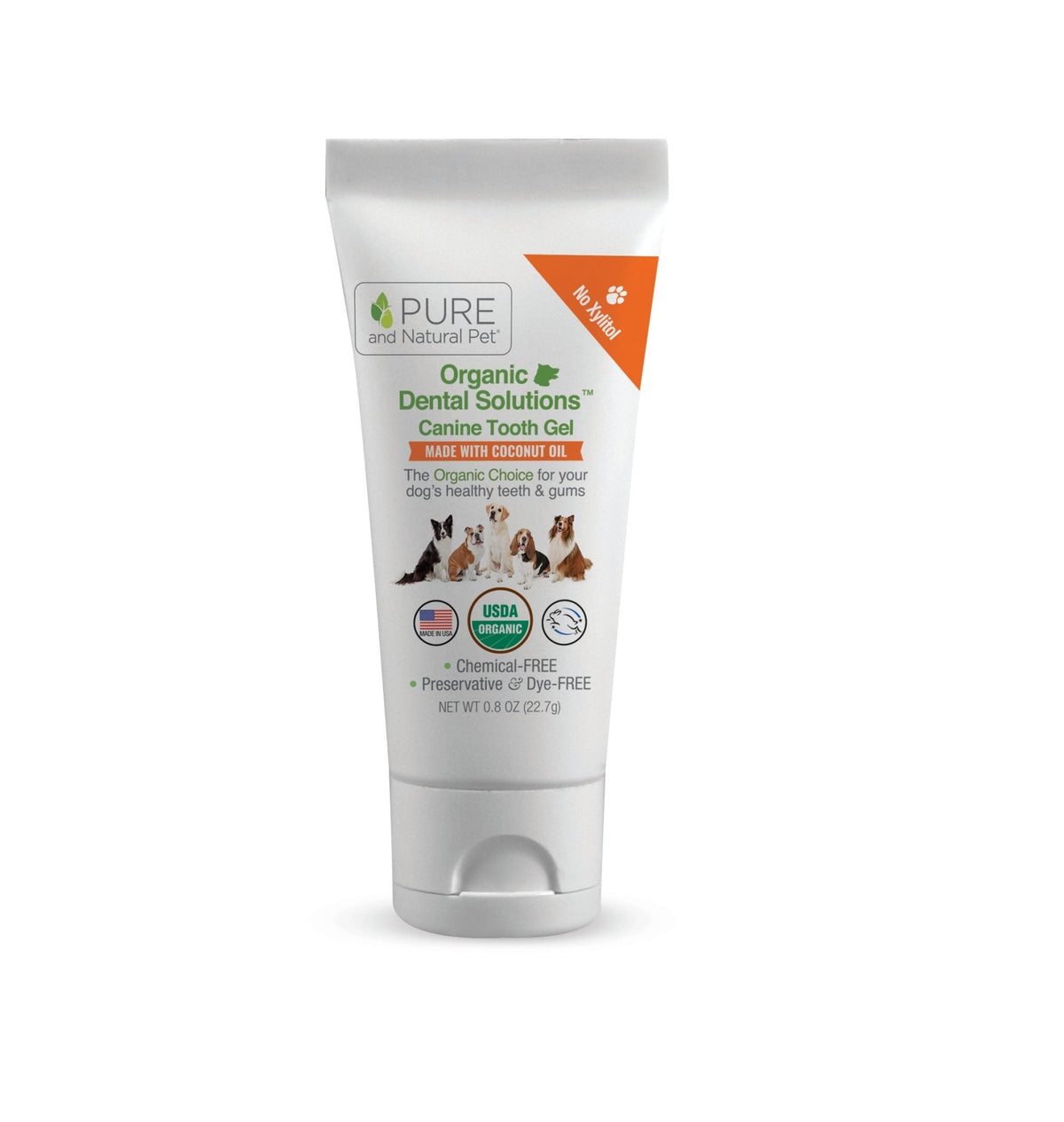 Tooth Gel and Bamboo Toothbrush for Large Dogs - Organic Dental Solutions® - Eva Pet - Pure and Natural Pet